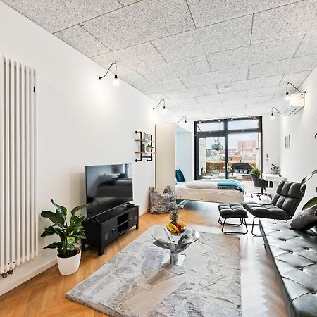 شقة Lit Living - Luxus Loft - Box Spring - Air Con - Bbq - Panorama مانهايم المظهر الخارجي الصورة