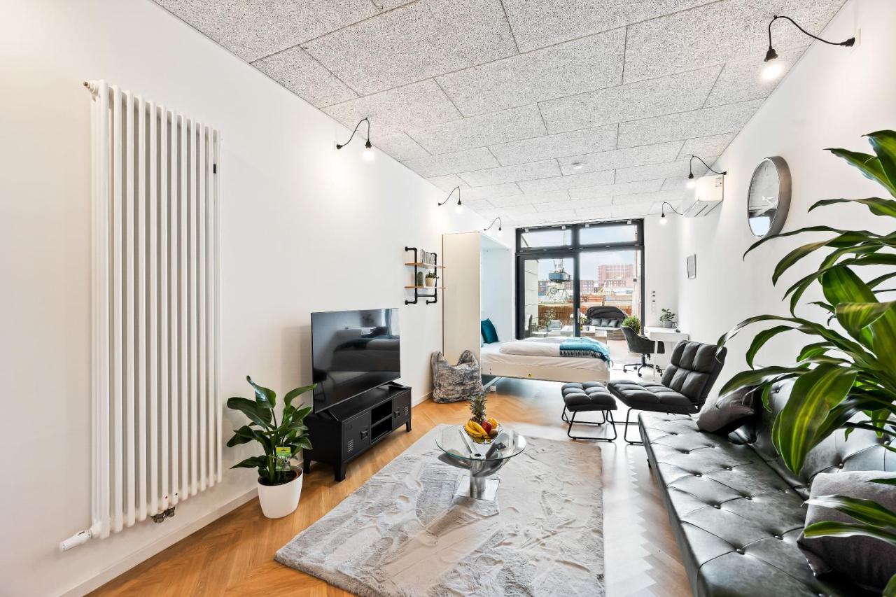 شقة Lit Living - Luxus Loft - Box Spring - Air Con - Bbq - Panorama مانهايم المظهر الخارجي الصورة