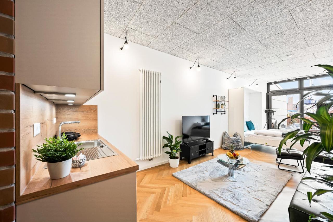 شقة Lit Living - Luxus Loft - Box Spring - Air Con - Bbq - Panorama مانهايم المظهر الخارجي الصورة