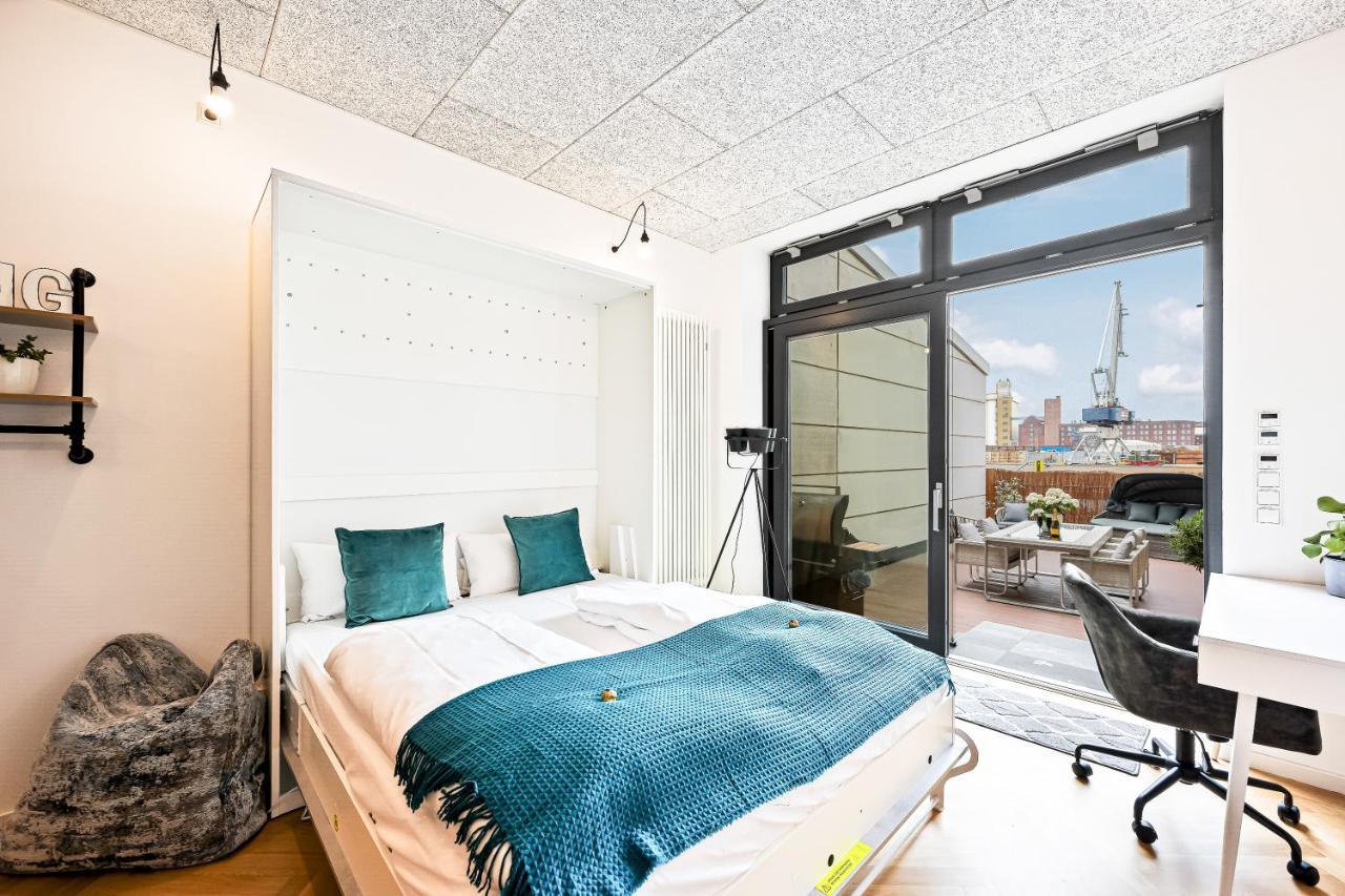شقة Lit Living - Luxus Loft - Box Spring - Air Con - Bbq - Panorama مانهايم المظهر الخارجي الصورة