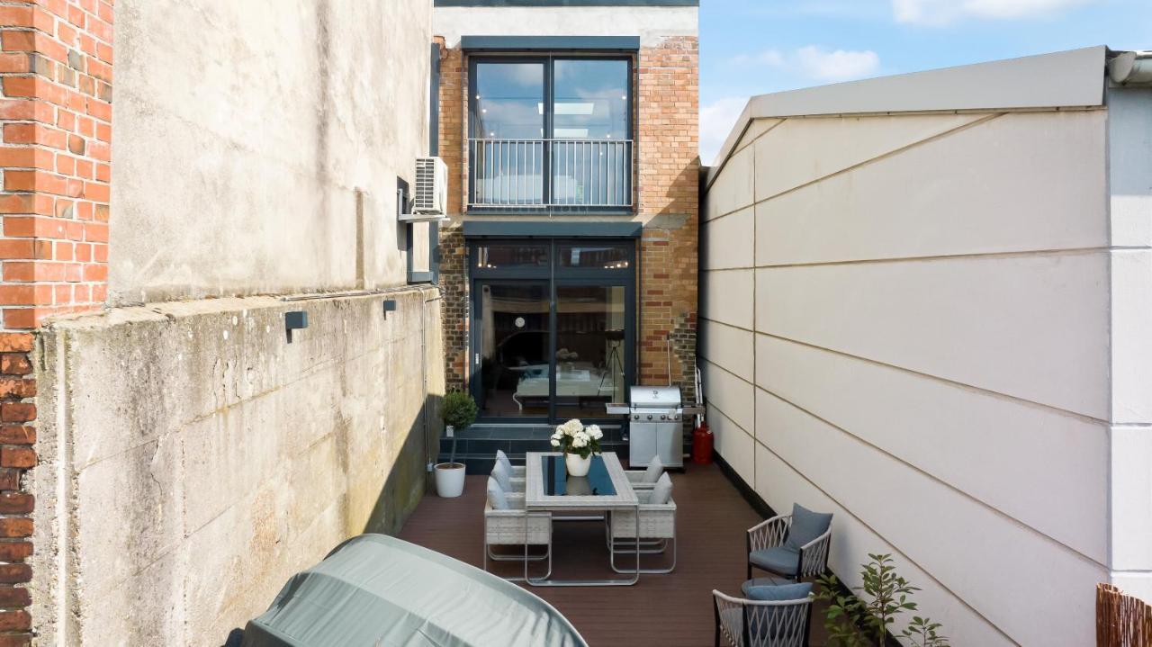 شقة Lit Living - Luxus Loft - Box Spring - Air Con - Bbq - Panorama مانهايم المظهر الخارجي الصورة
